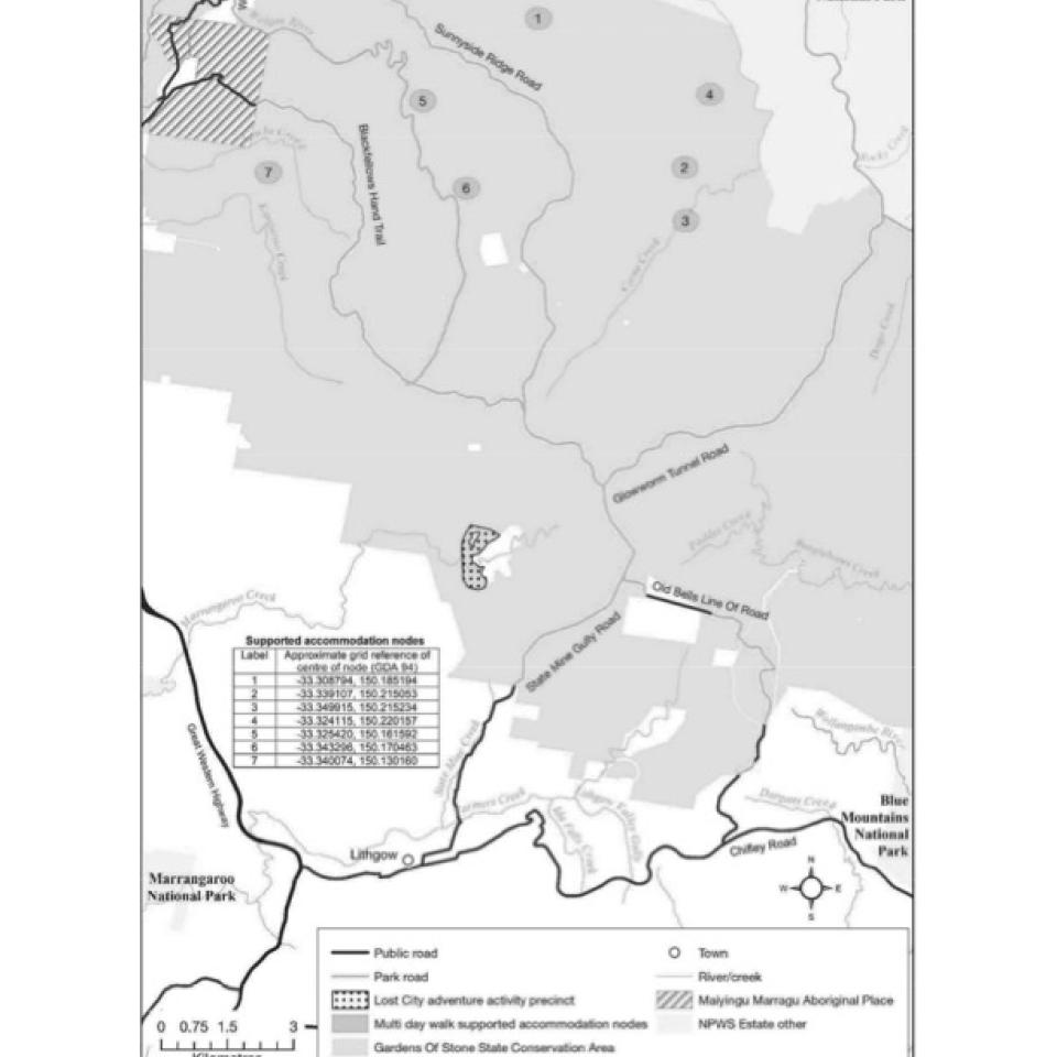 The Gardens of Stone accommodation proposals