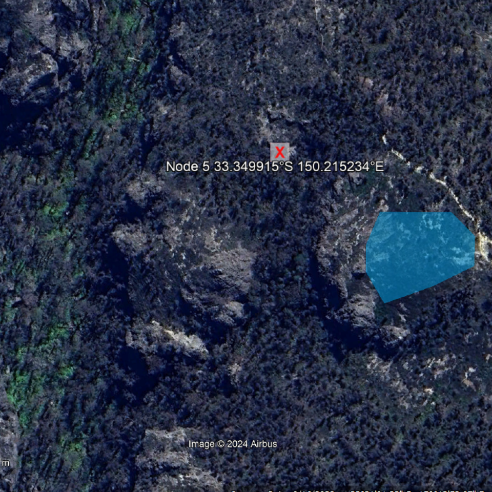 Grid Reference 150m NE of Glamping Zone 3