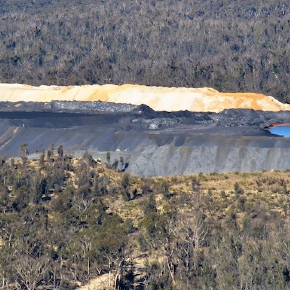 One of many Clarence Colliery waste heaps