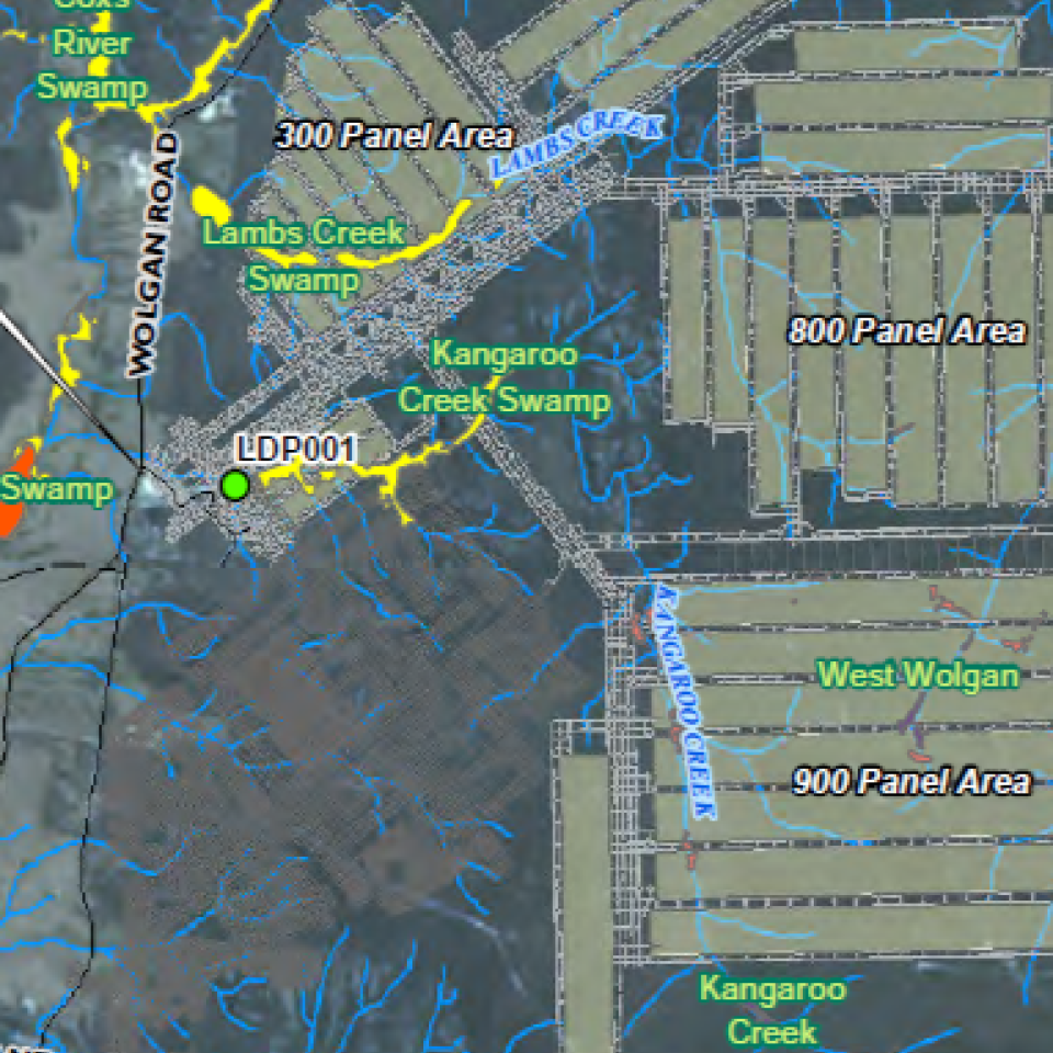 Angus Place areas to be pumped out are beside EEC swamps
